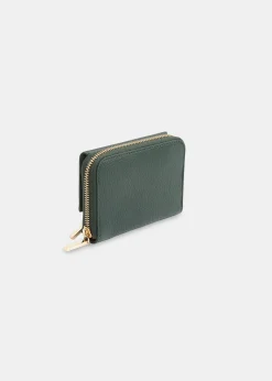 Dark Green Bibi Zip Purse