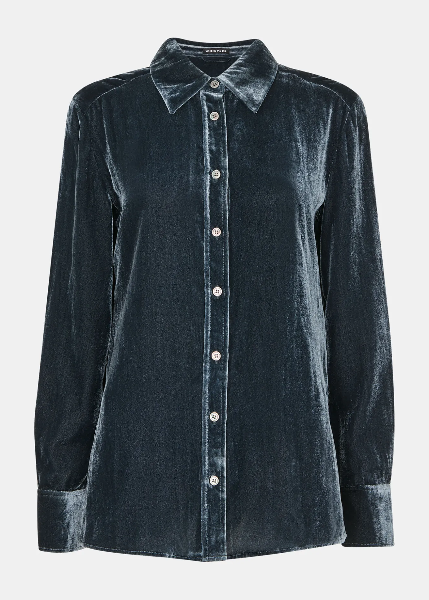 Dark Green Lara Velvet Shirt