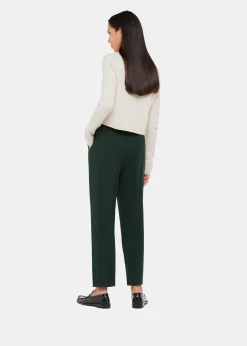 Dark Green Lila Ponte Trouser