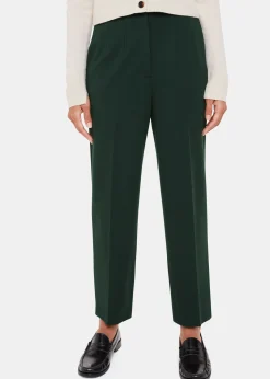 Dark Green Lila Ponte Trouser