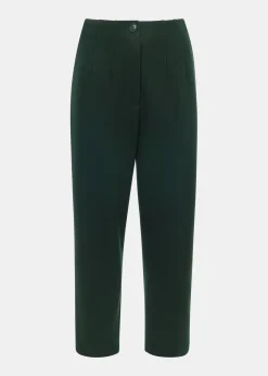 Dark Green Lila Ponte Trouser