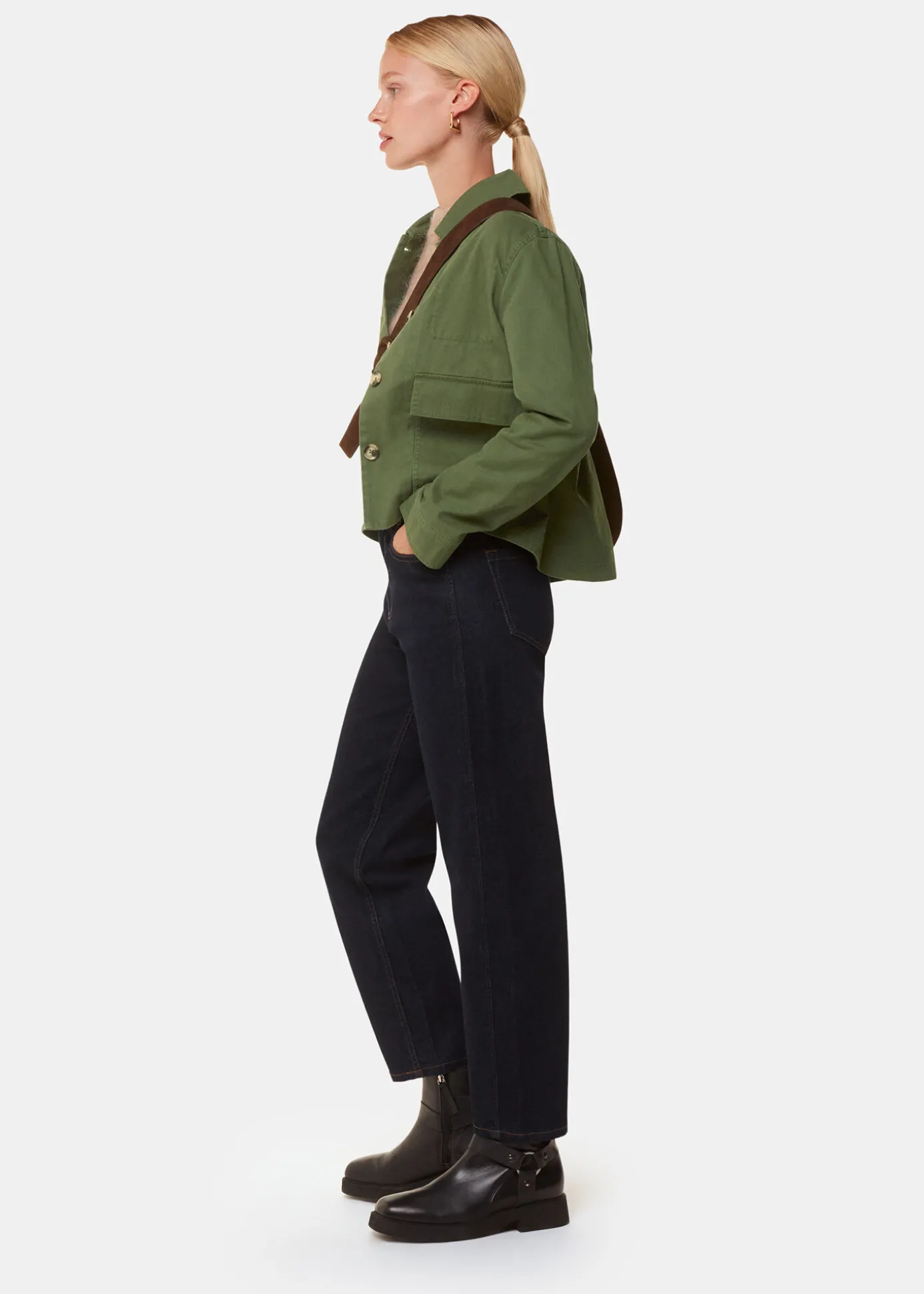 Dark Green Marie Casual Jacket