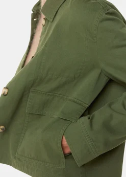 Dark Green Marie Casual Jacket