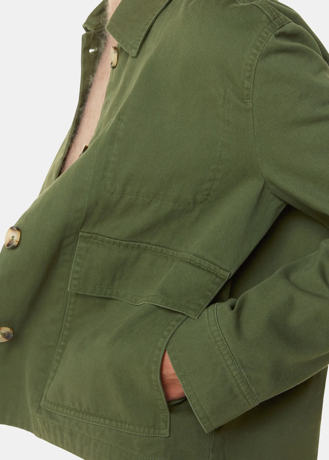 Dark Green Marie Casual Jacket