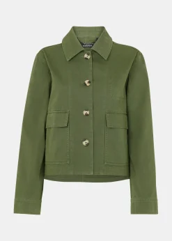 Dark Green Marie Casual Jacket