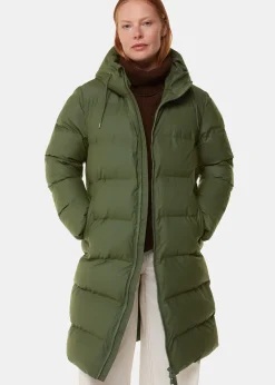Dark Green Rains Alta Longer Puffer