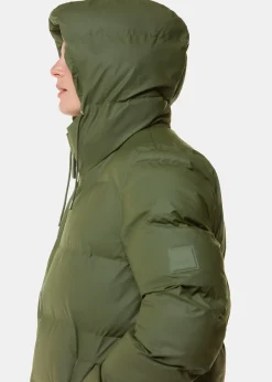 Dark Green Rains Alta Longer Puffer