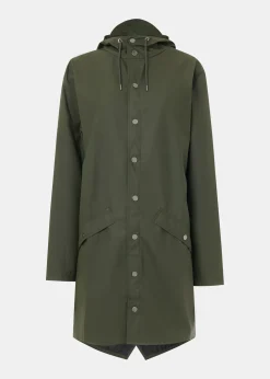 Dark Green Rains Long Jacket