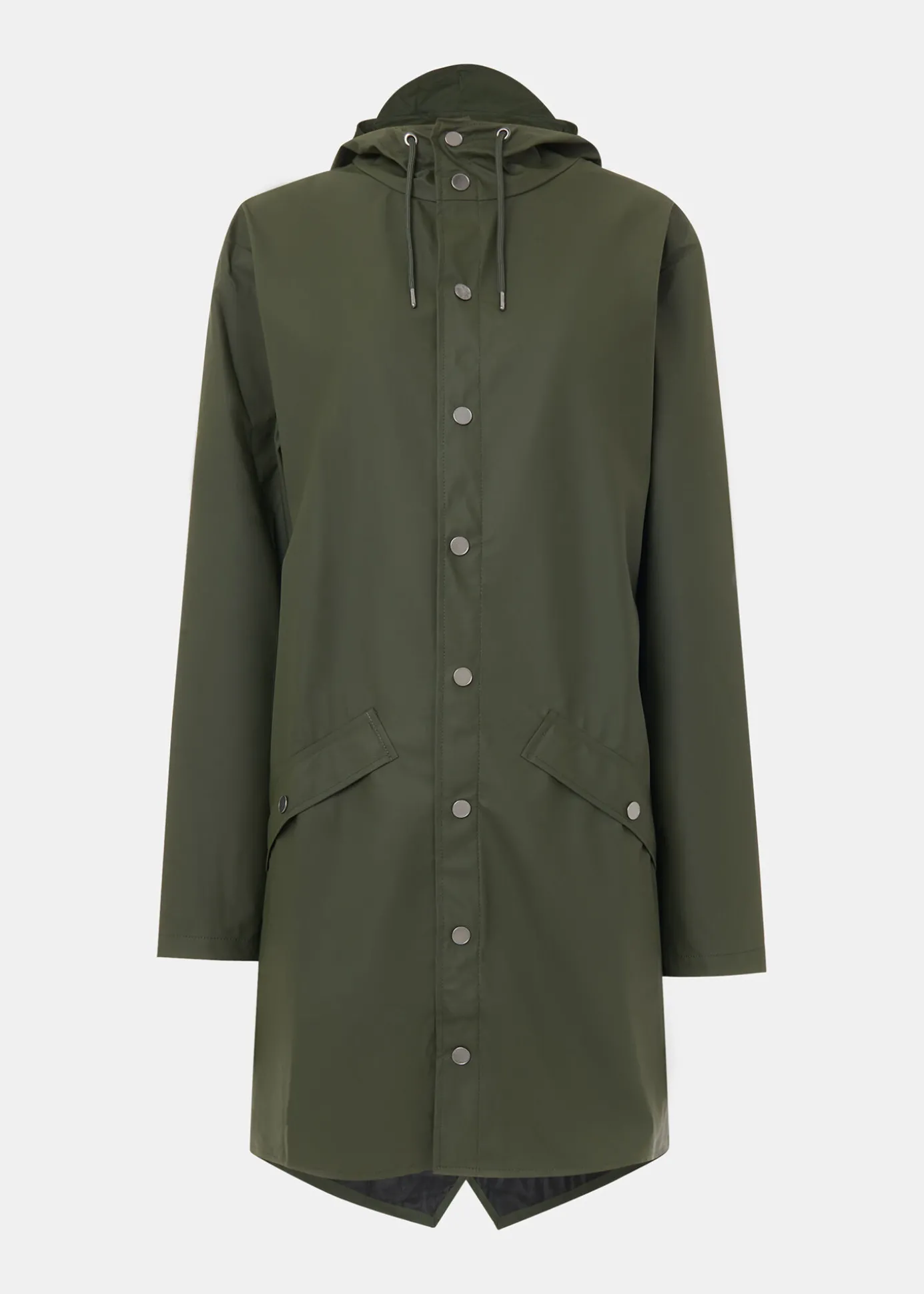 Dark Green Rains Long Jacket