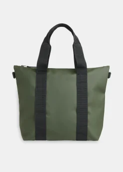 Dark Green Rains Tote Bag
