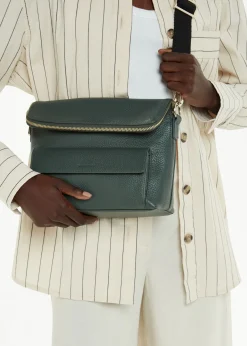 Dark Green Vida Crossbody Bag