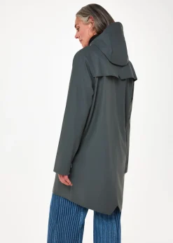 Dark Grey Rains Long Jacket