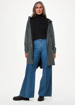 Dark Grey Rains Long Jacket