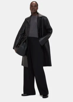 Dark Grey Wool Cropped Sweater