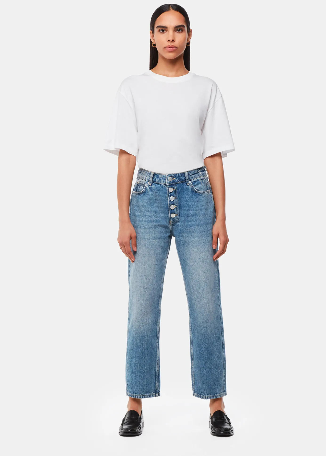 Denim Authentic Hollie Button Jean