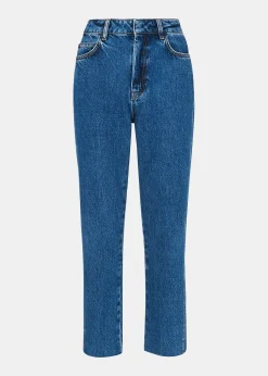 Denim Authentic Slim Frayed Jean
