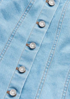 Denim Denim Corset Top