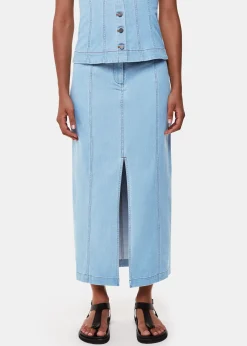 Denim Denim Maxi Skirt