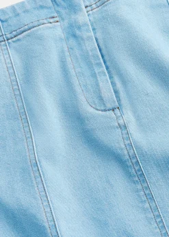 Denim Denim Maxi Skirt