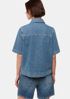 Denim Jade Short Sleeve Denim Shirt