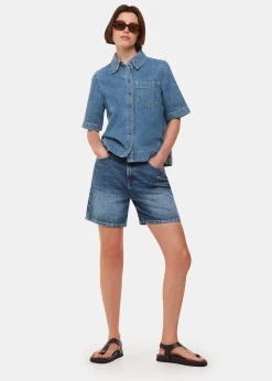 Denim Jade Short Sleeve Denim Shirt