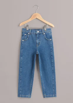 Denim Stretch Barrel Leg Jean