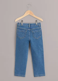 Denim Stretch Barrel Leg Jean