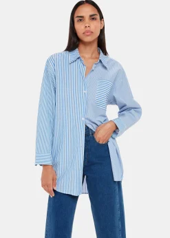 Denim Stretch Barrel Leg Jean