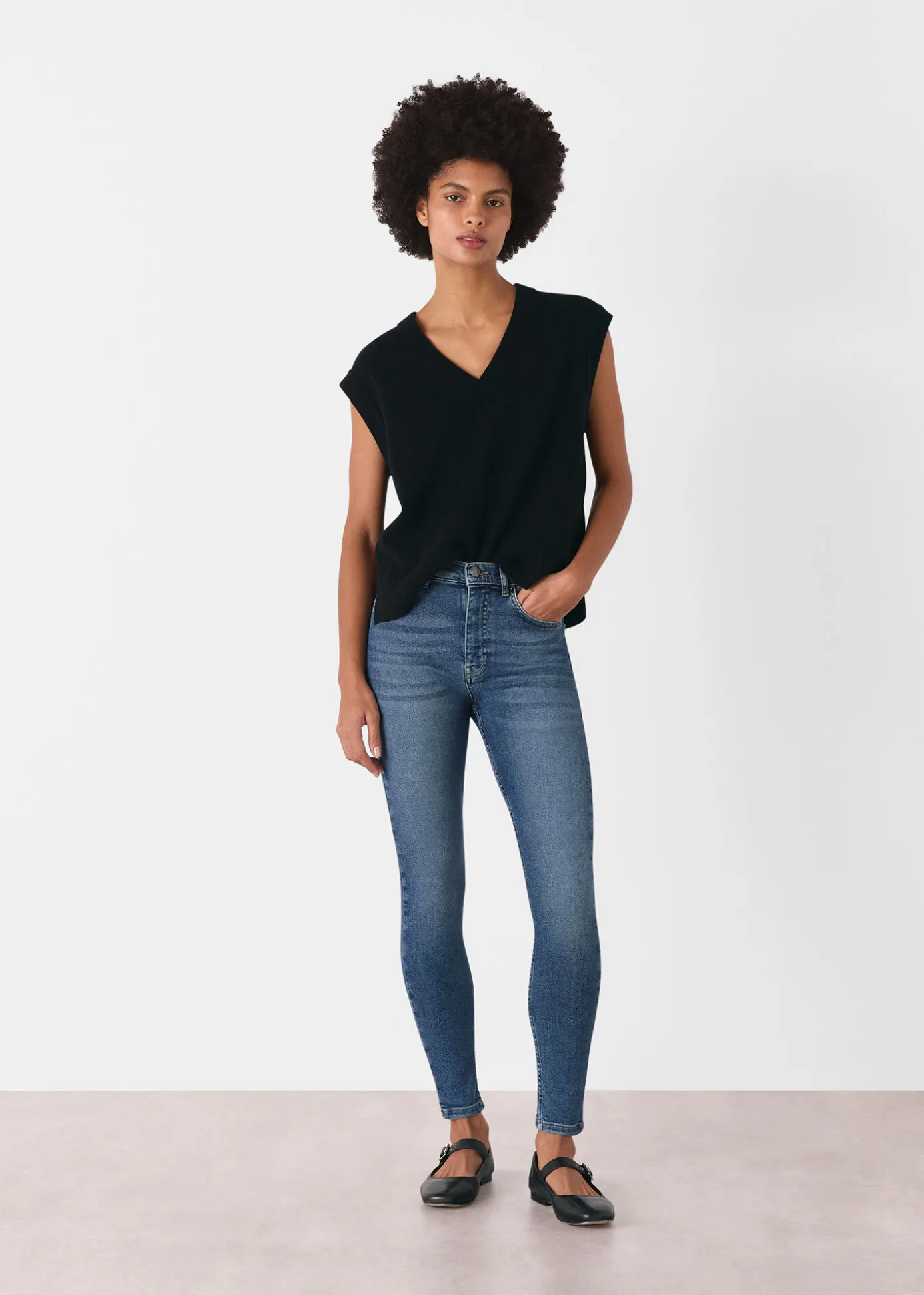Denim Stretch Sculpted Skinny Jean