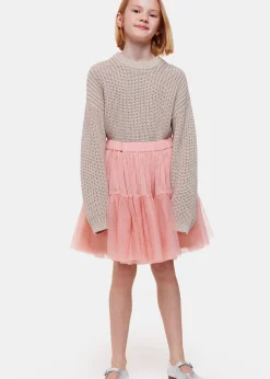 Dusty Pink Izzy Tulle Skirt