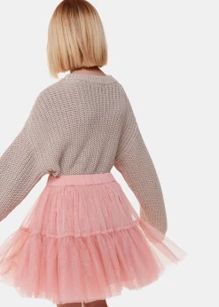 Dusty Pink Izzy Tulle Skirt