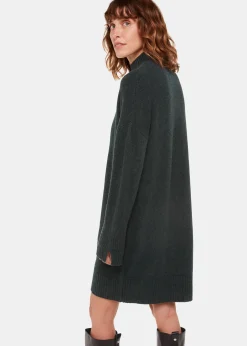 Forest Green Amelia Wool Knitted Dress