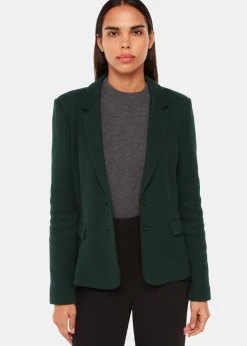 Forest Green Slim Jersey Jacket