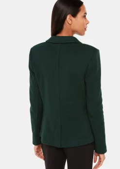 Forest Green Slim Jersey Jacket