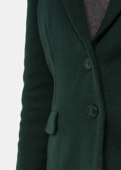 Forest Green Slim Jersey Jacket