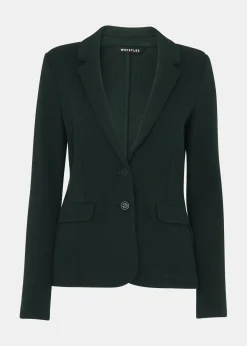 Forest Green Slim Jersey Jacket