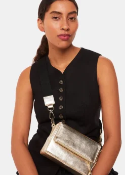 Gold Bibi Crossbody Bag