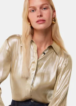 Gold Lucie Metallic Shirt