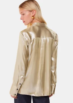 Gold Lucie Metallic Shirt