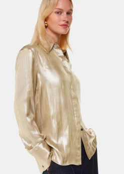 Gold Lucie Metallic Shirt