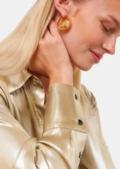 Gold Lucie Metallic Shirt