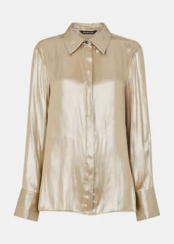 Gold Lucie Metallic Shirt
