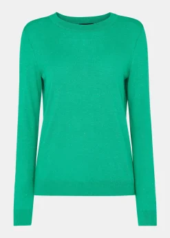 Green Annie Sparkle Crew Neck