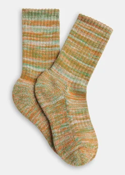 Green Chunky Marl Socks
