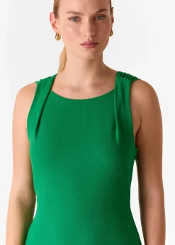 Green Tie Back Maxi Dress