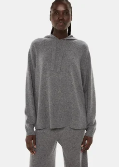Grey Cashmere Hoodie