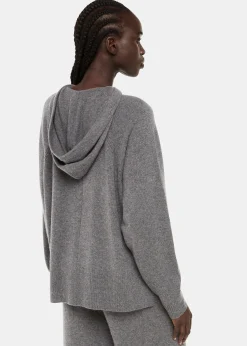 Grey Cashmere Hoodie