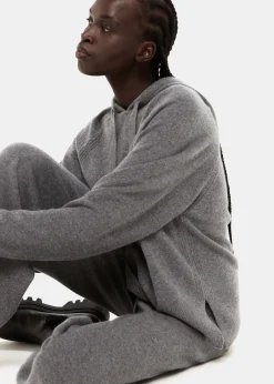 Grey Cashmere Hoodie
