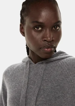 Grey Cashmere Hoodie
