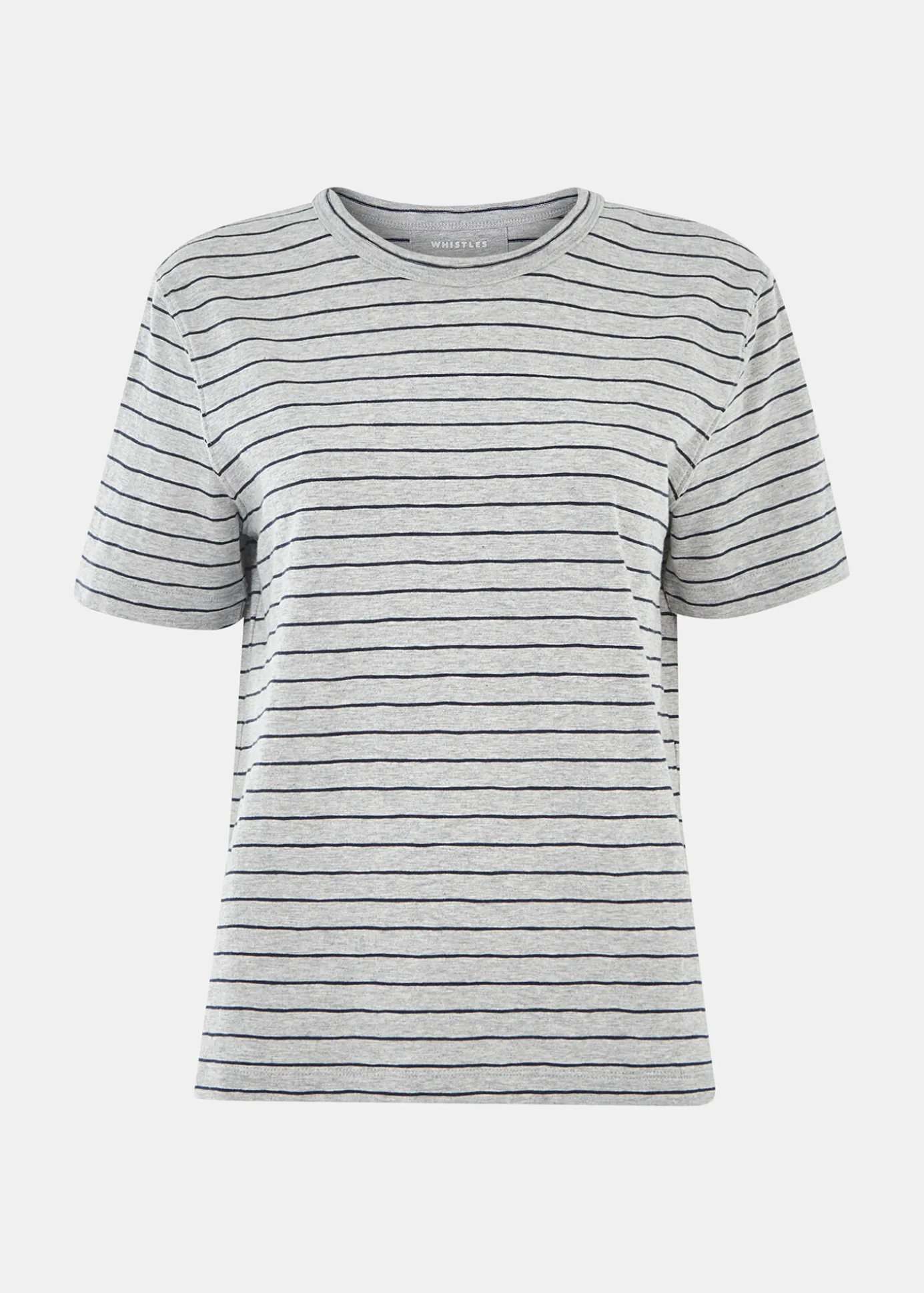 Grey Emily Ultimate Stripe T-Shirt